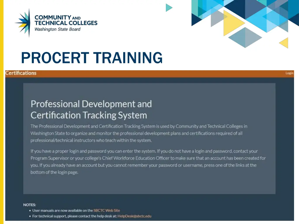 procert training