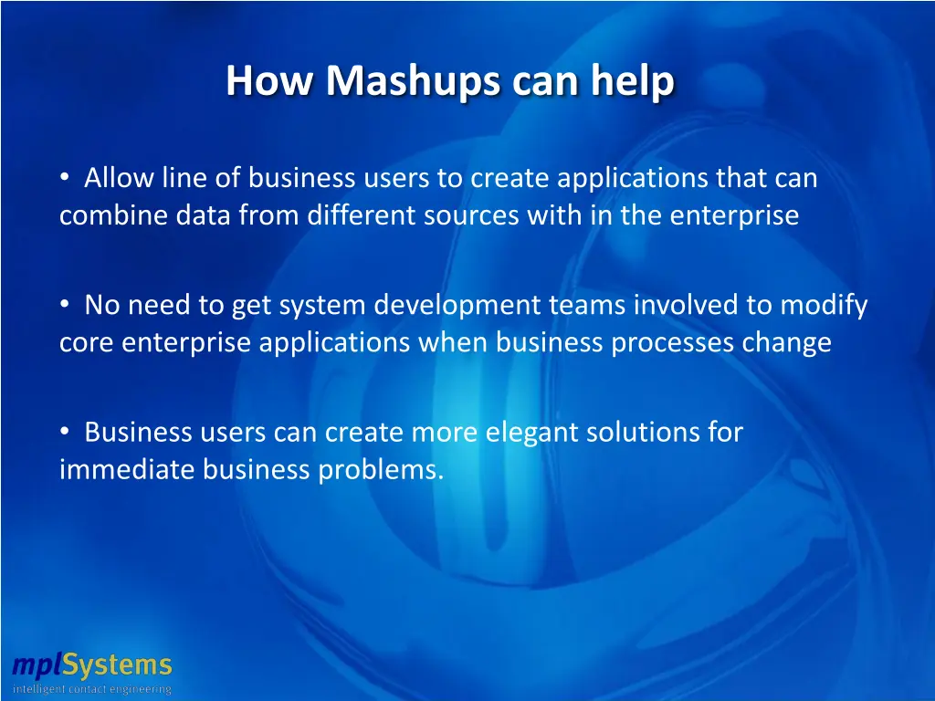 how mashups can help