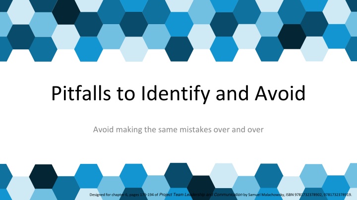 pitfalls to identify and avoid