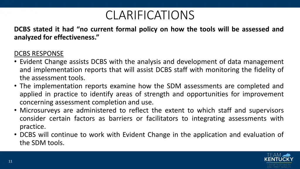 clarifications 3