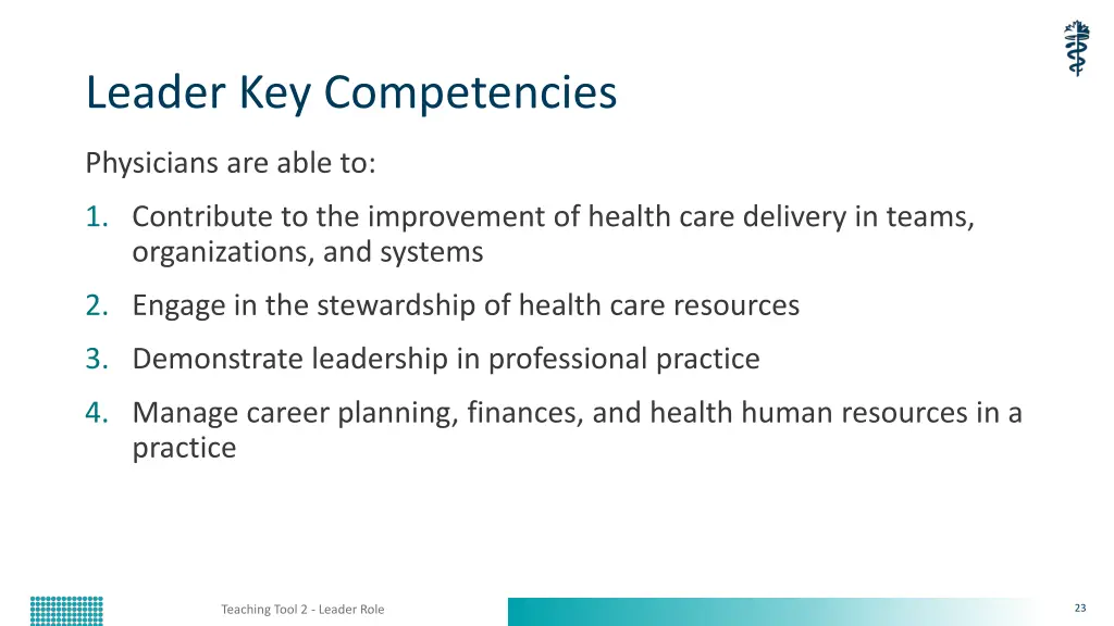 leader key competencies