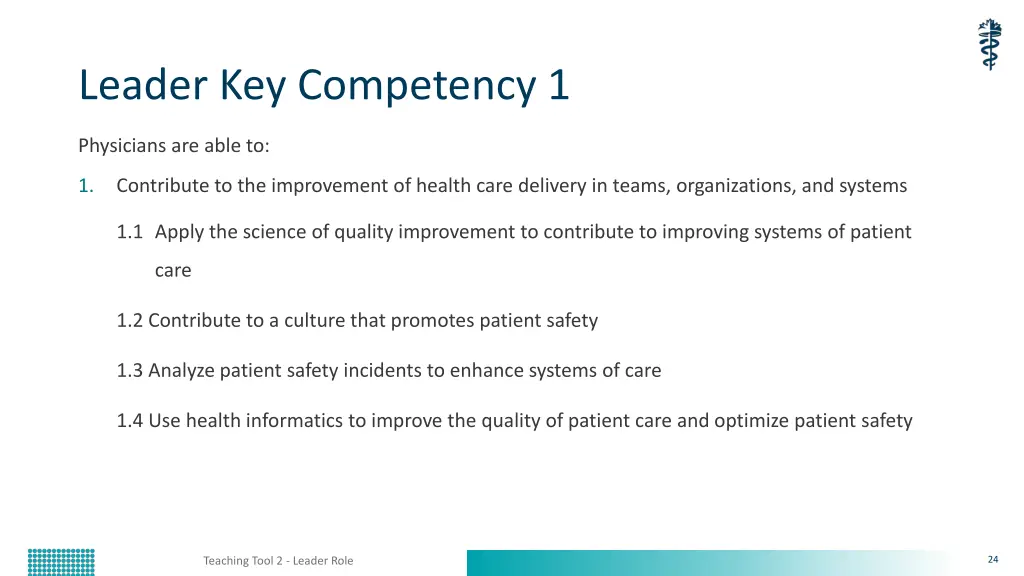 leader key competency 1