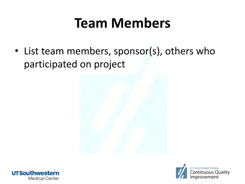 team members