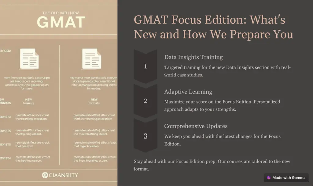 gmat focus edition what s new and how we prepare