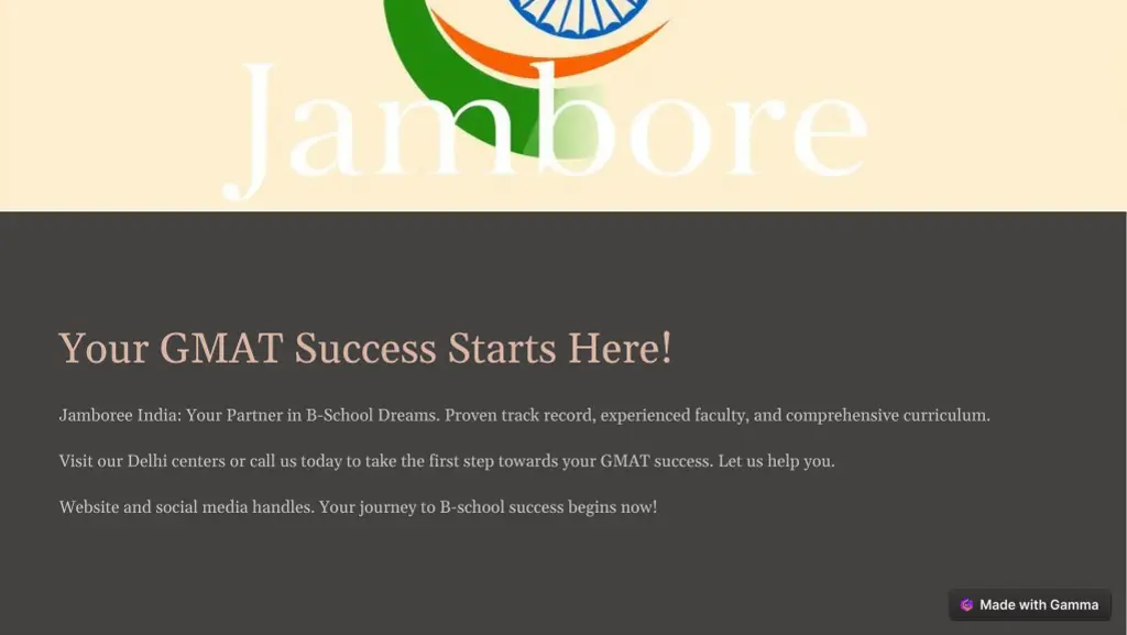 your gmat success starts here