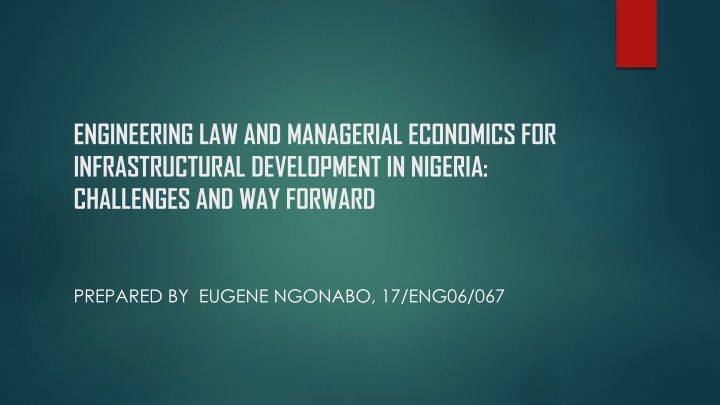 engineering law and managerial economics