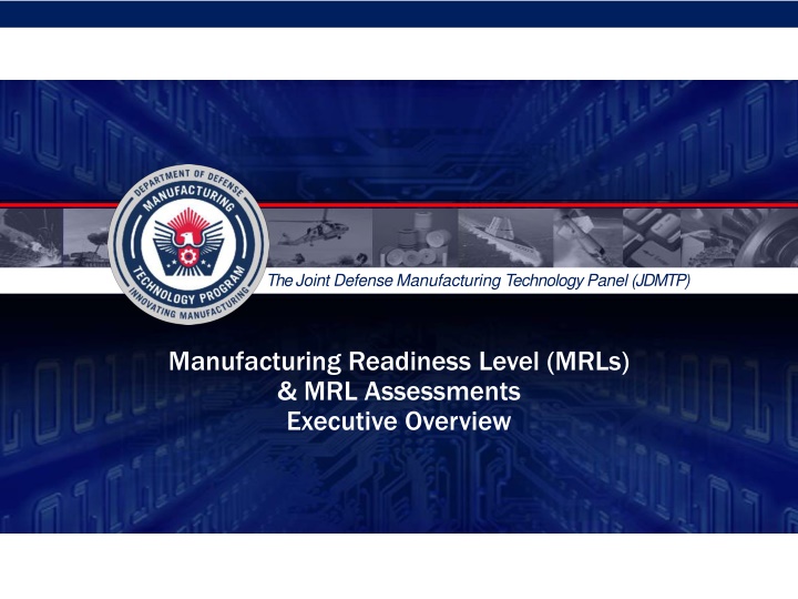 the joint defense manufacturing technology panel