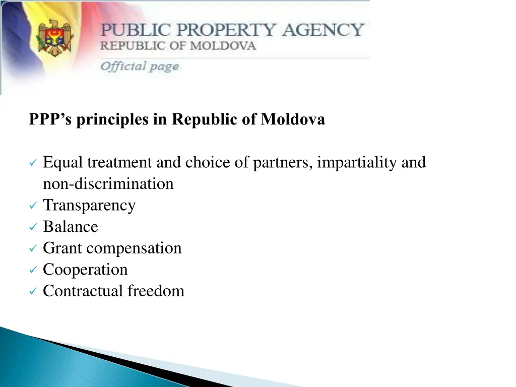 ppp s principles in republic of moldova