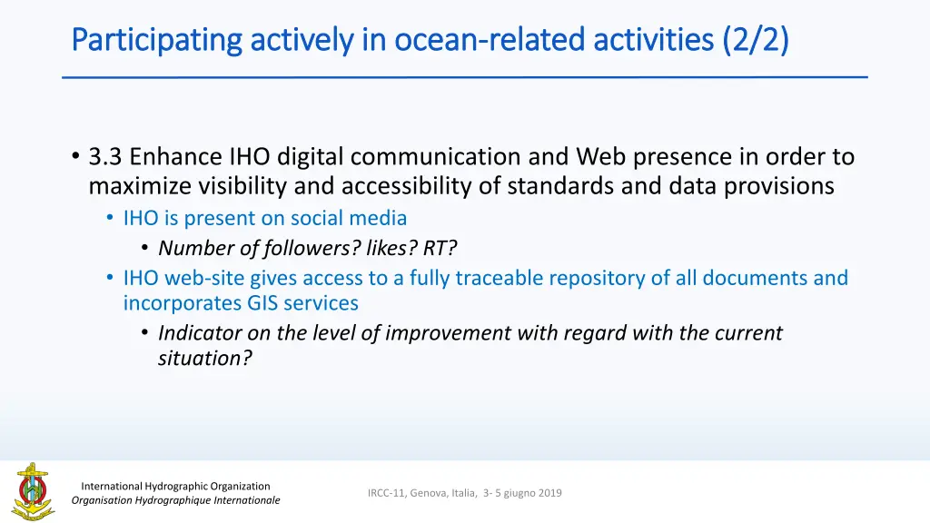 participating actively in ocean participating 1