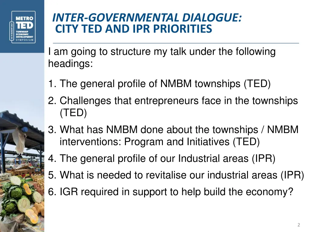 inter governmental dialogue city