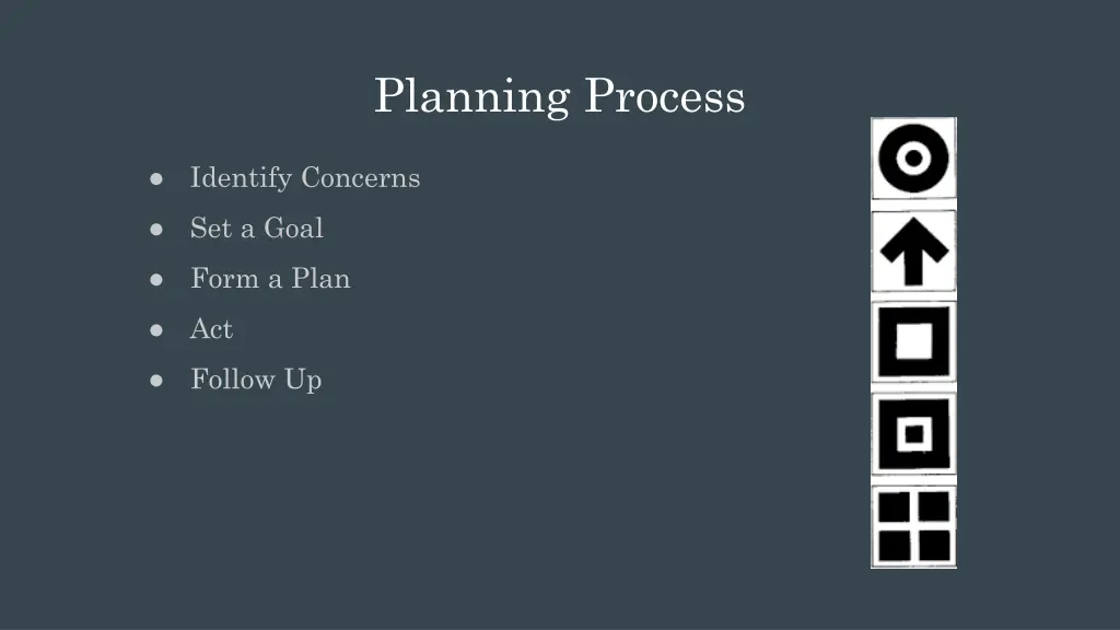 planning process