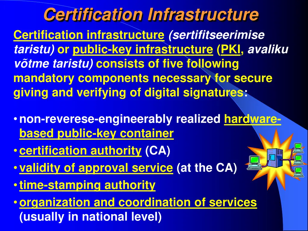certification infrastructure certification