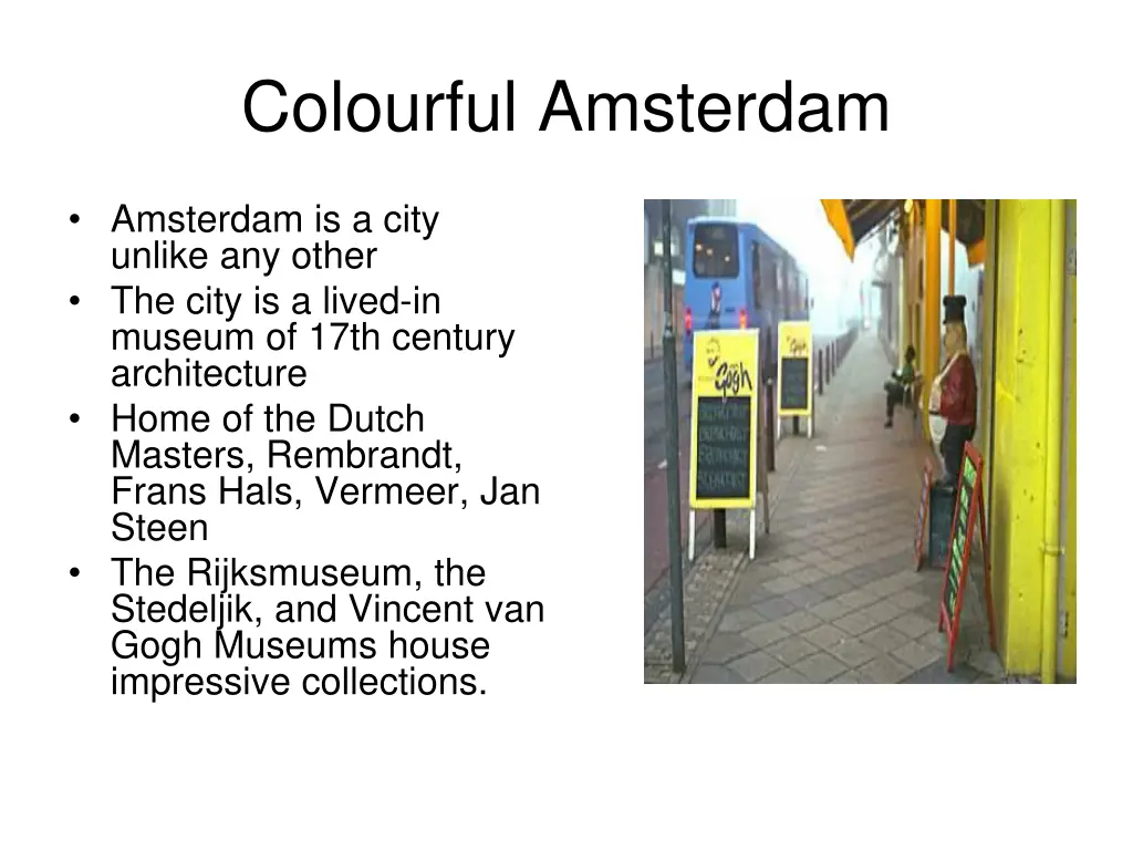 colourful amsterdam