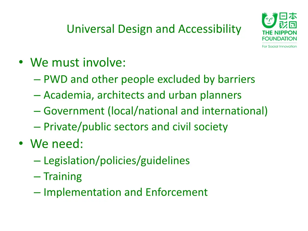 universal design and accessibility 1