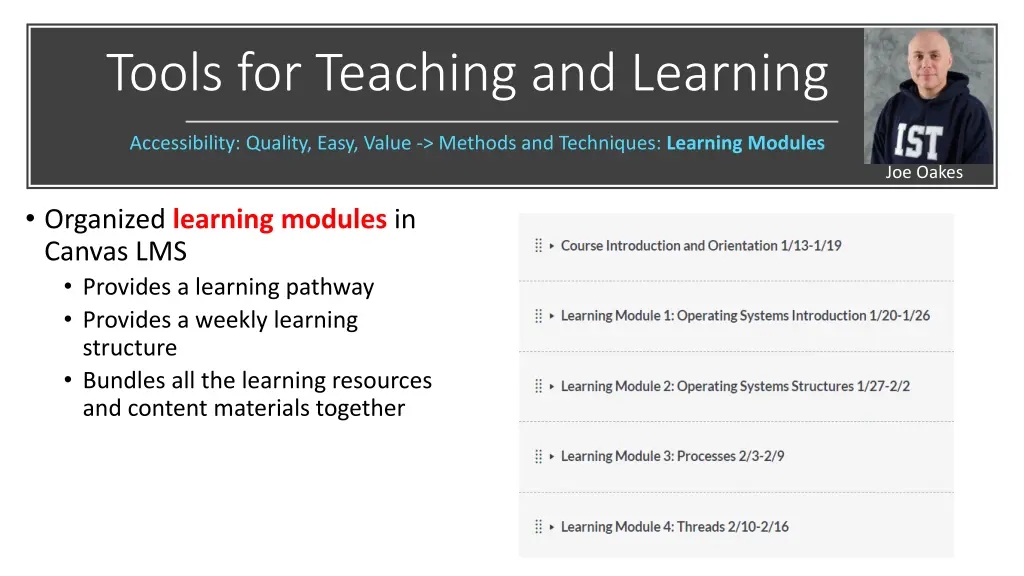tools for teaching and learning 1