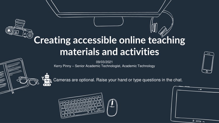 creating accessible online teaching materials