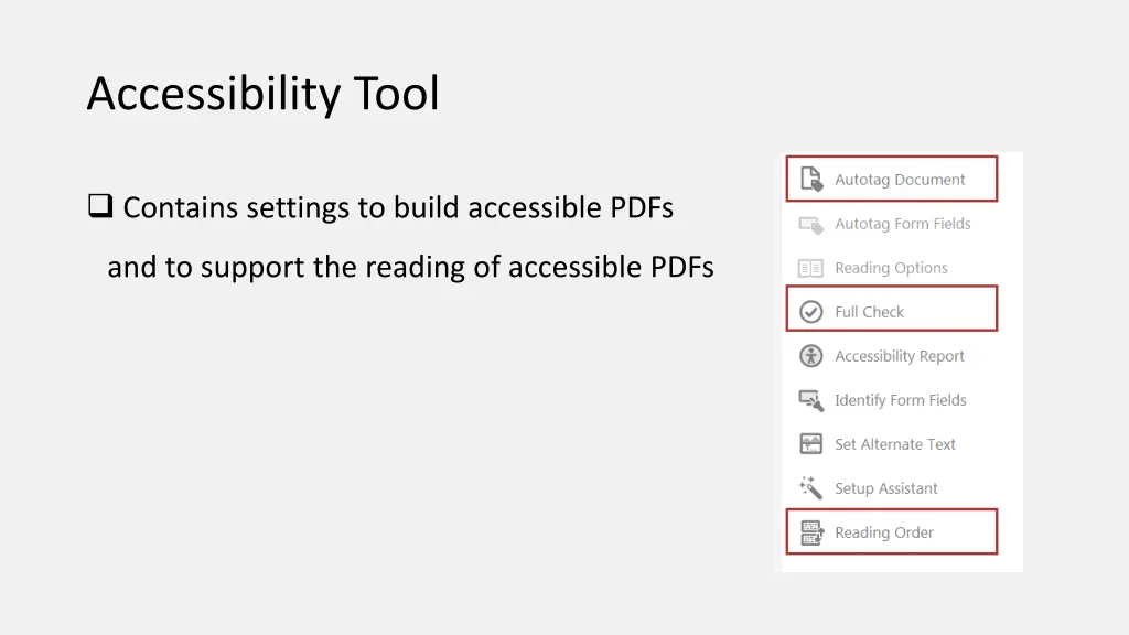 accessibility tool
