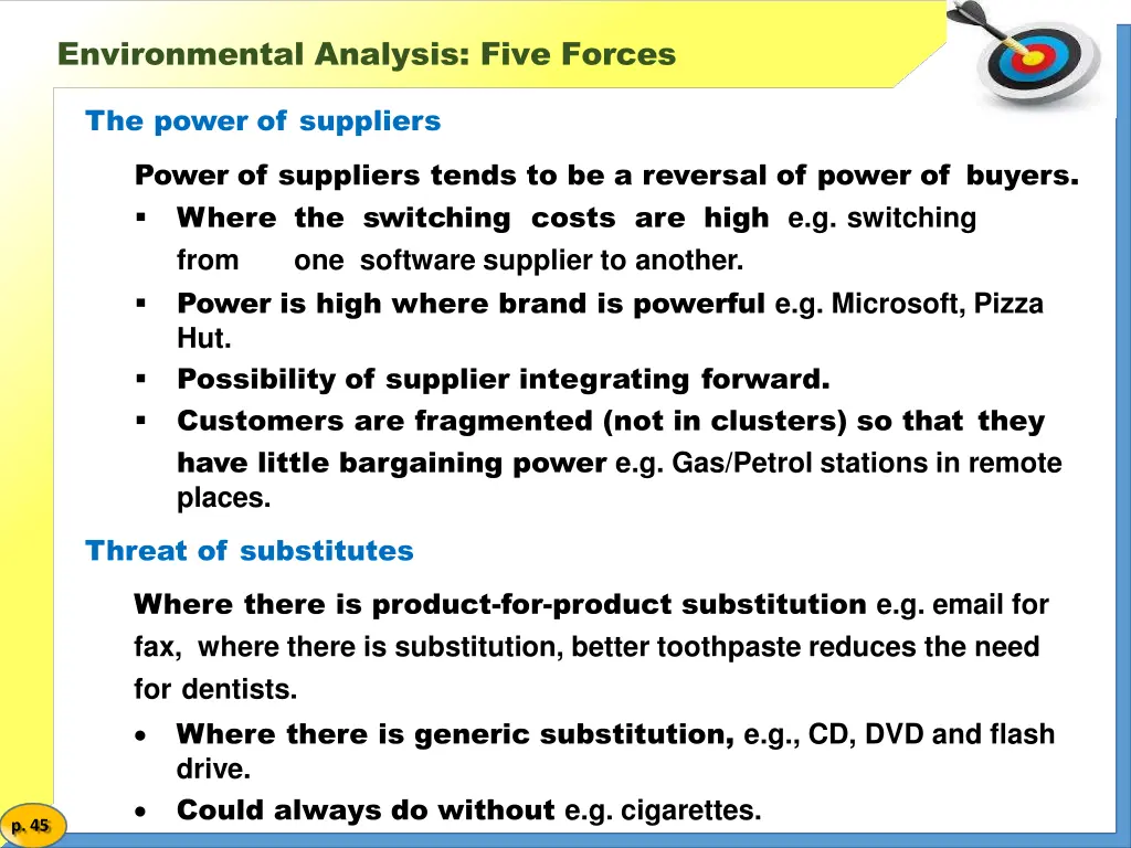 environmental analysis five forces 1