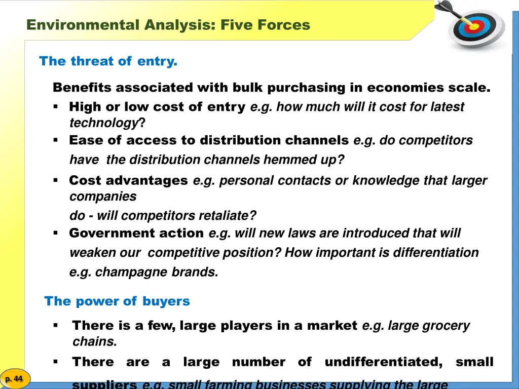 environmental analysis five forces