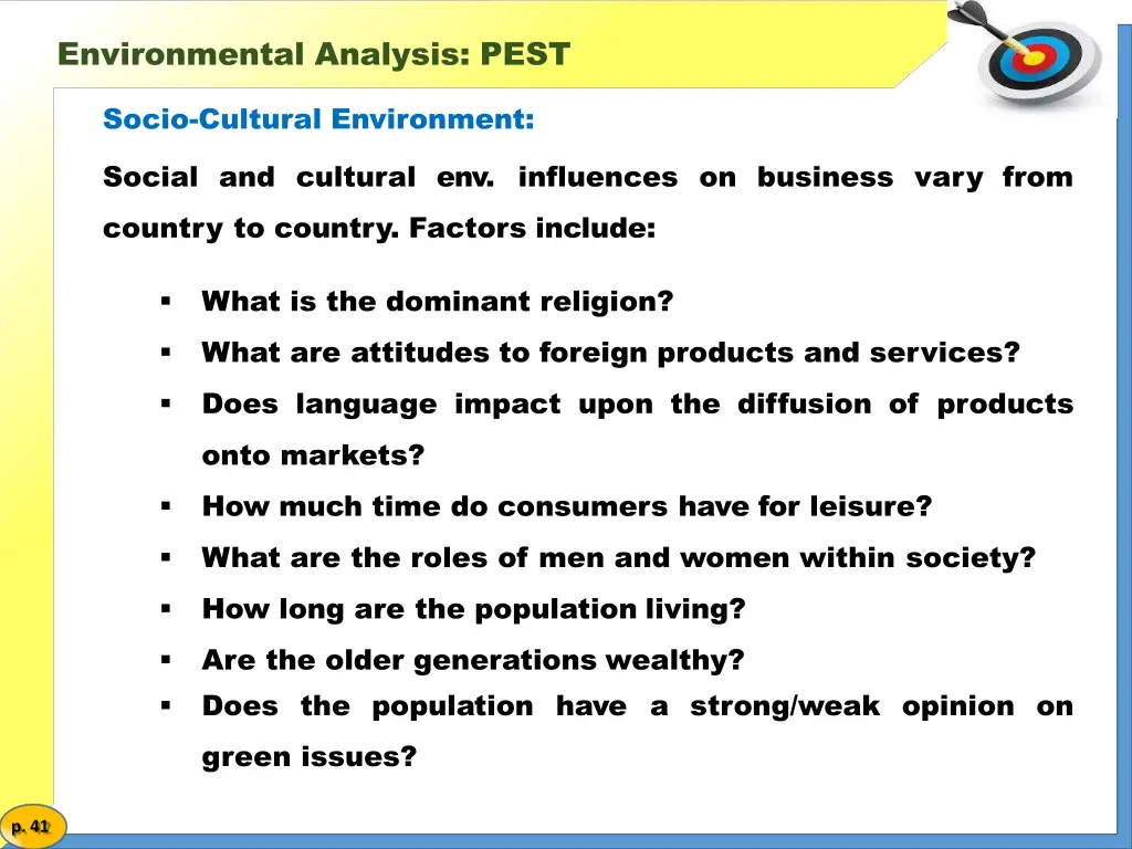 environmental analysis pest 2