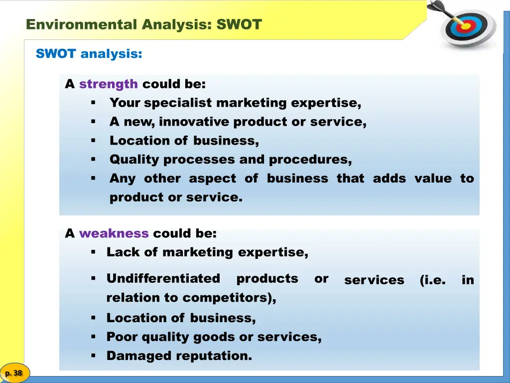 environmental analysis swot