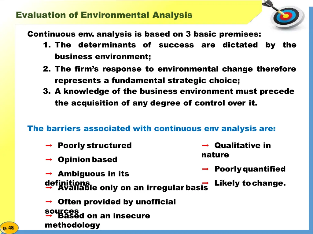 evaluation of environmental analysis 4