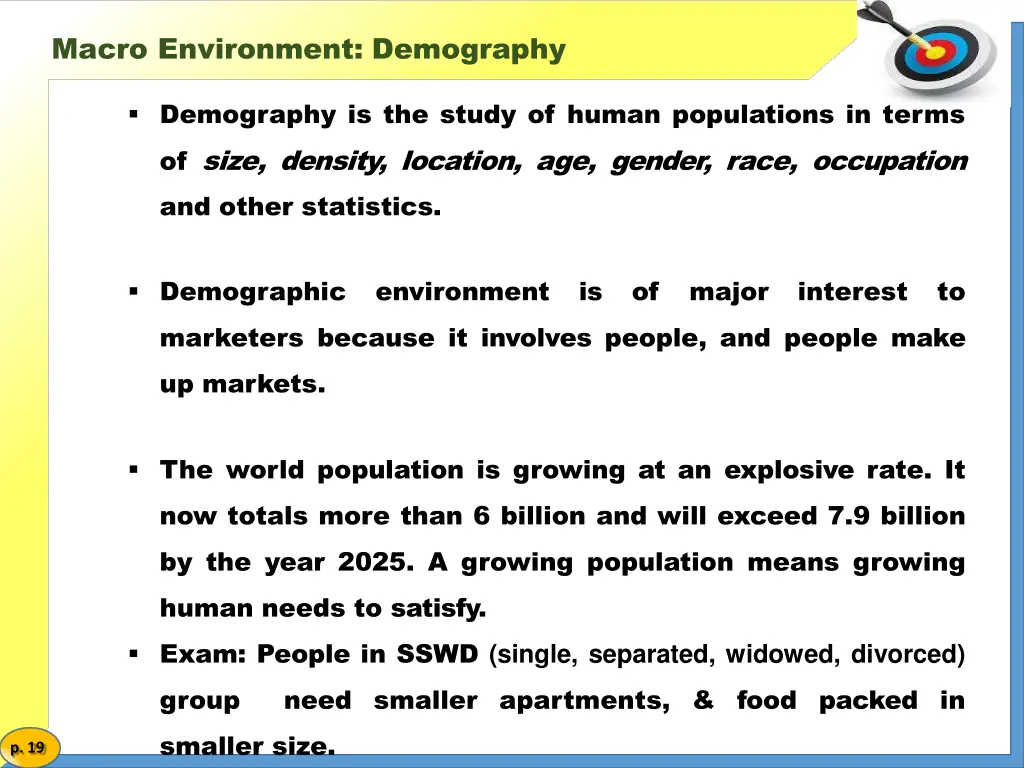 macro environment demography