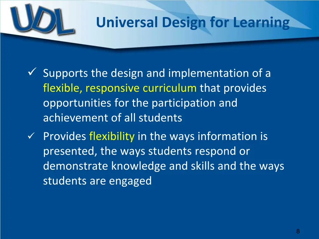 universal design for learning