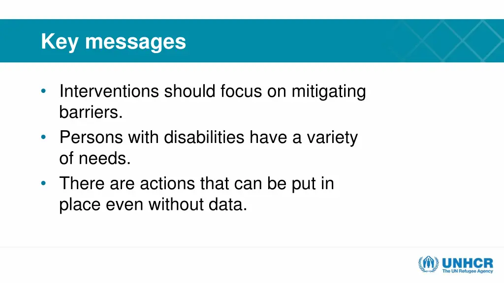 key messages