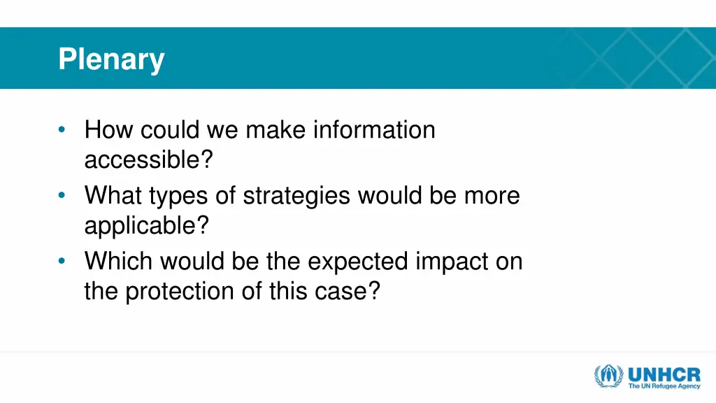 plenary