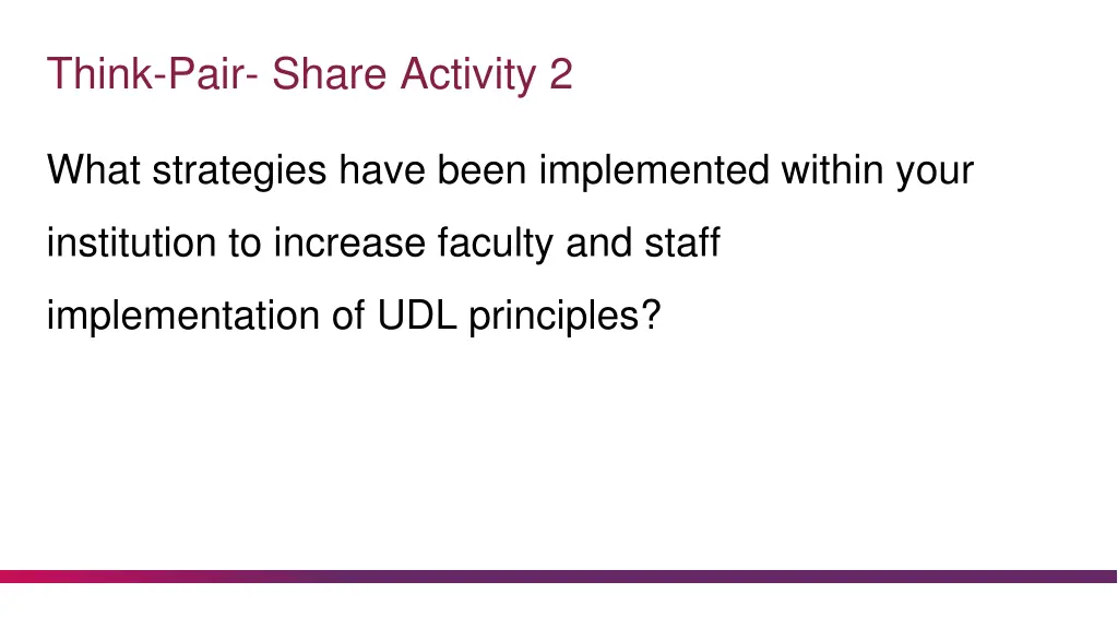think pair share activity 2