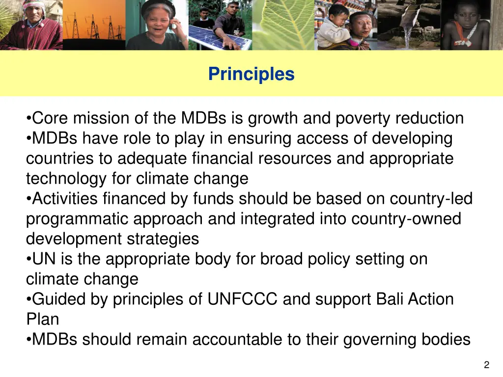principles