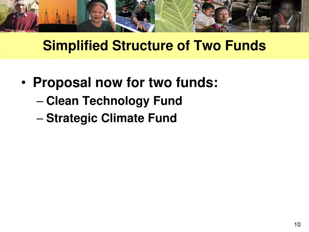 simplified structure of two funds