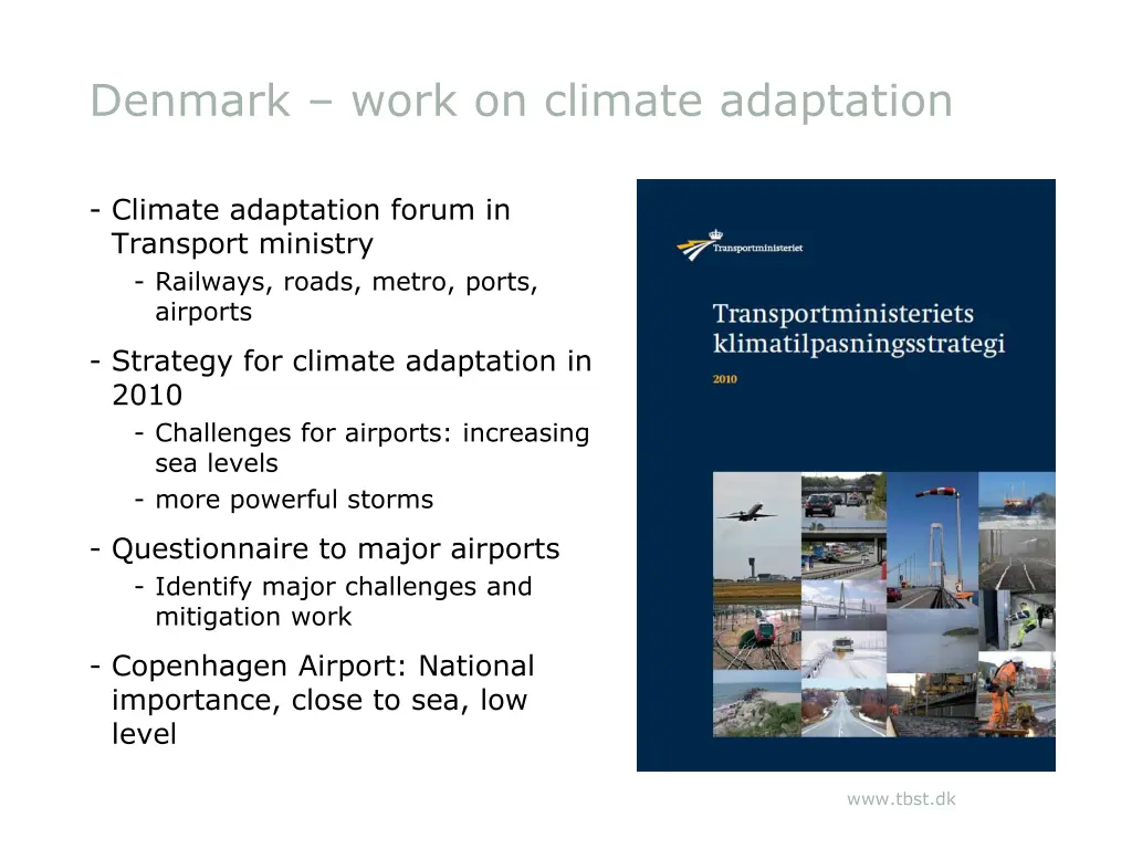denmark work on climate adaptation