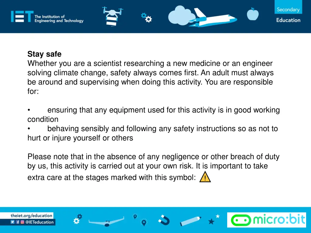 stay safe whether you are a scientist researching