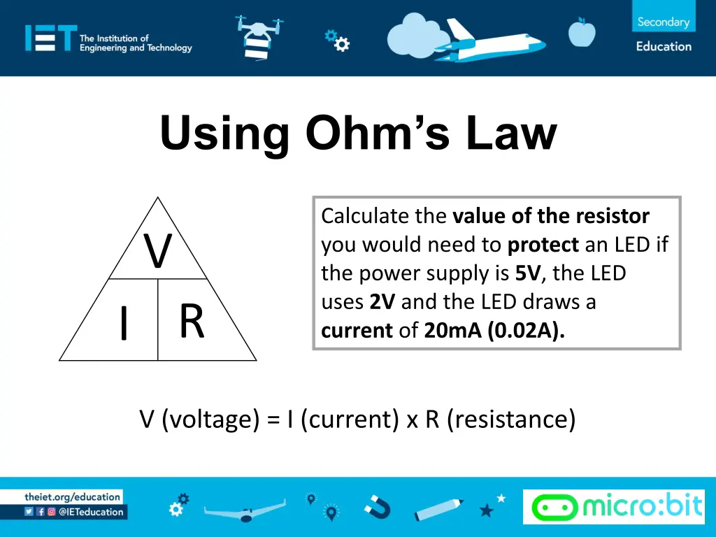 using ohm s law