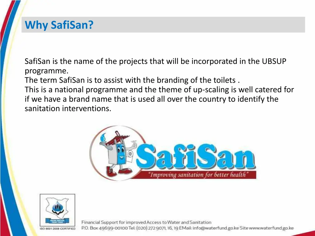why safisan