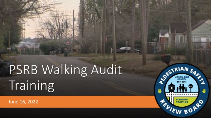 psrb walking audit training