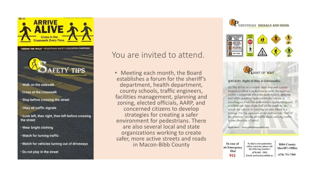 you are invited to attend