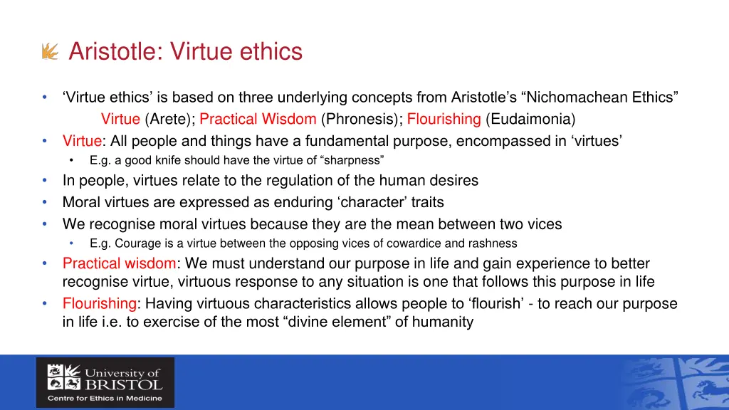 aristotle virtue ethics