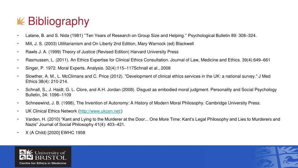bibliography 1