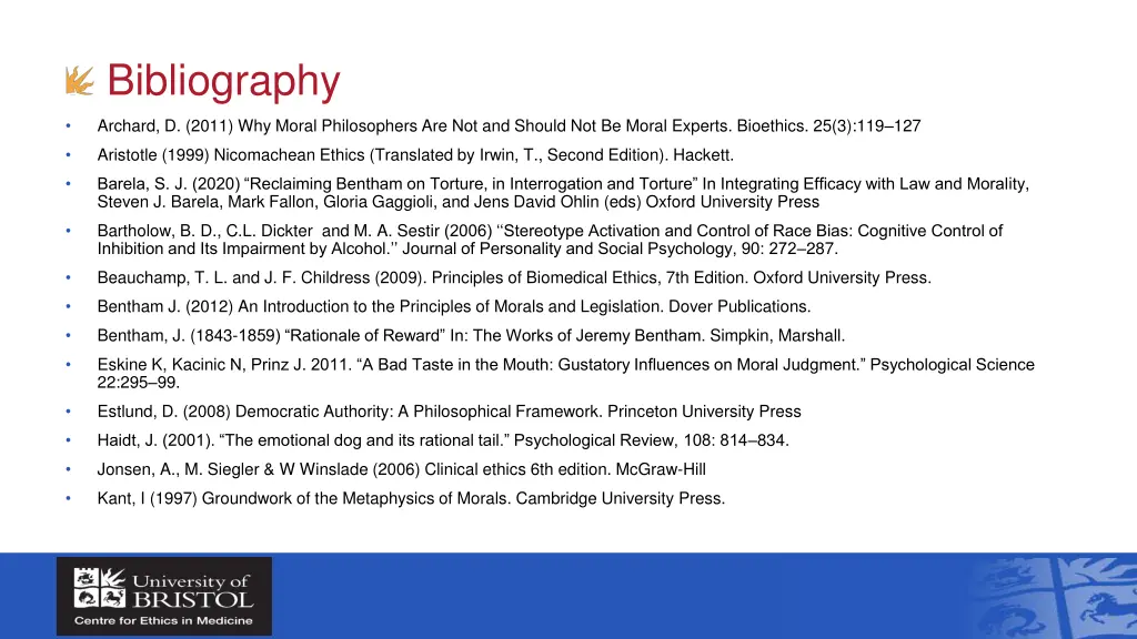 bibliography