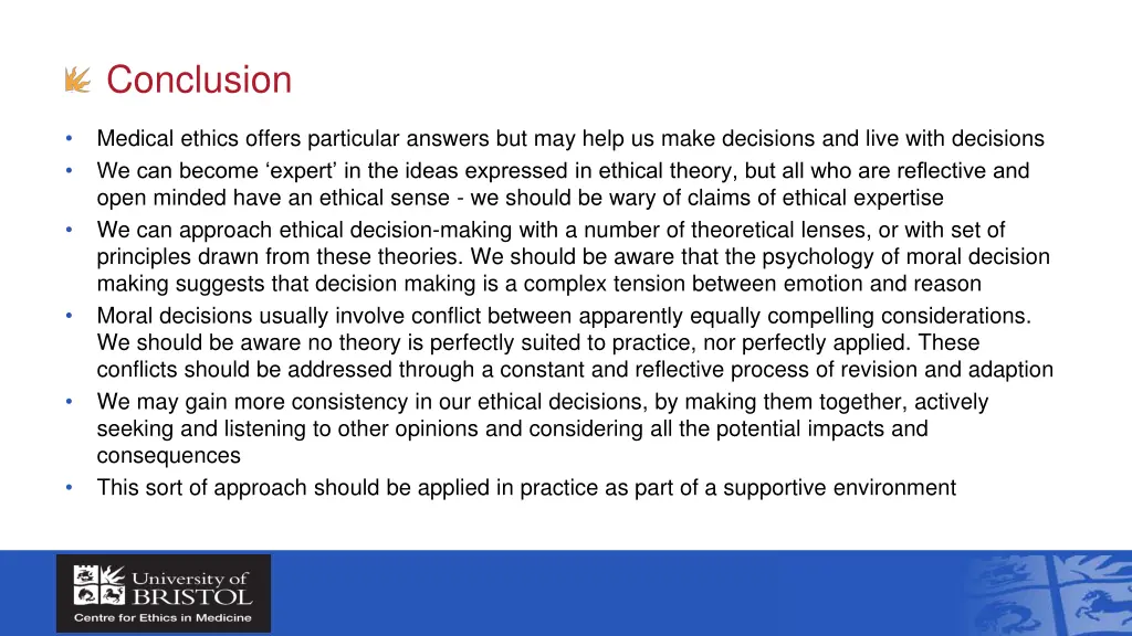 conclusion
