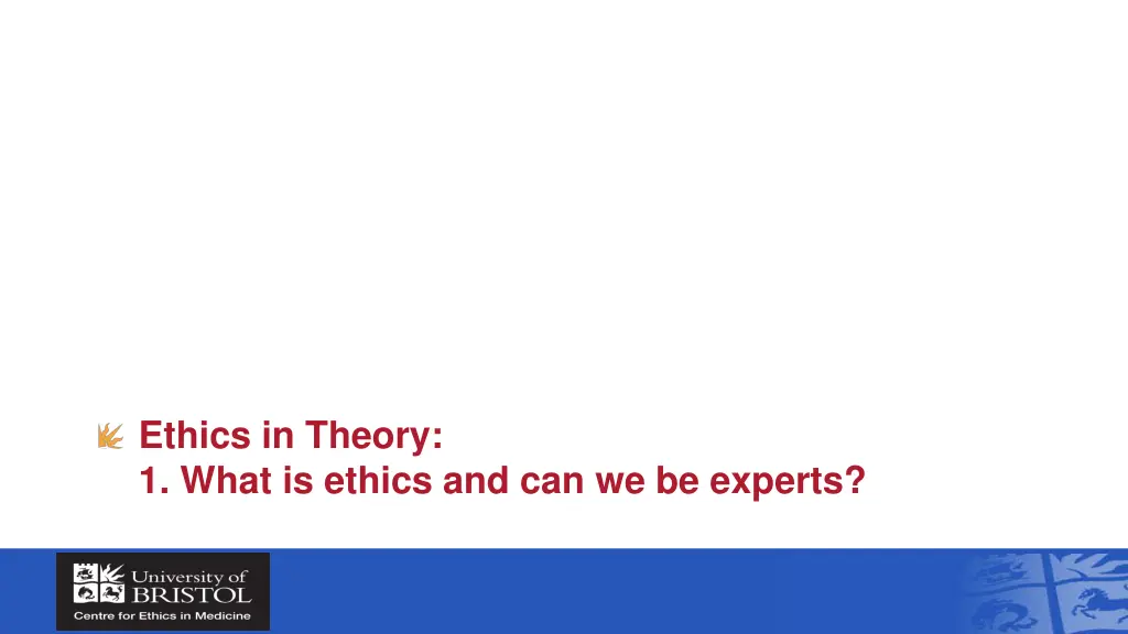 ethics in theory 1 what is ethics