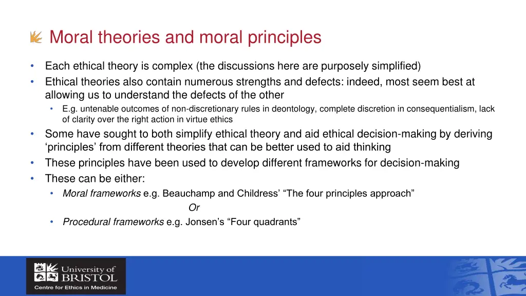 moral theories and moral principles 1