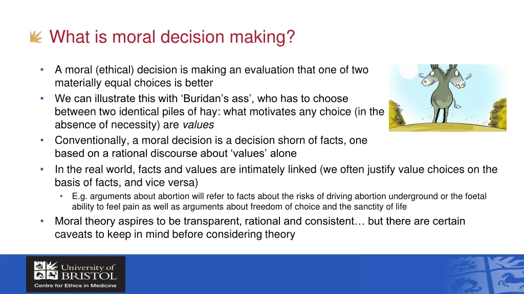 what is moral decision making