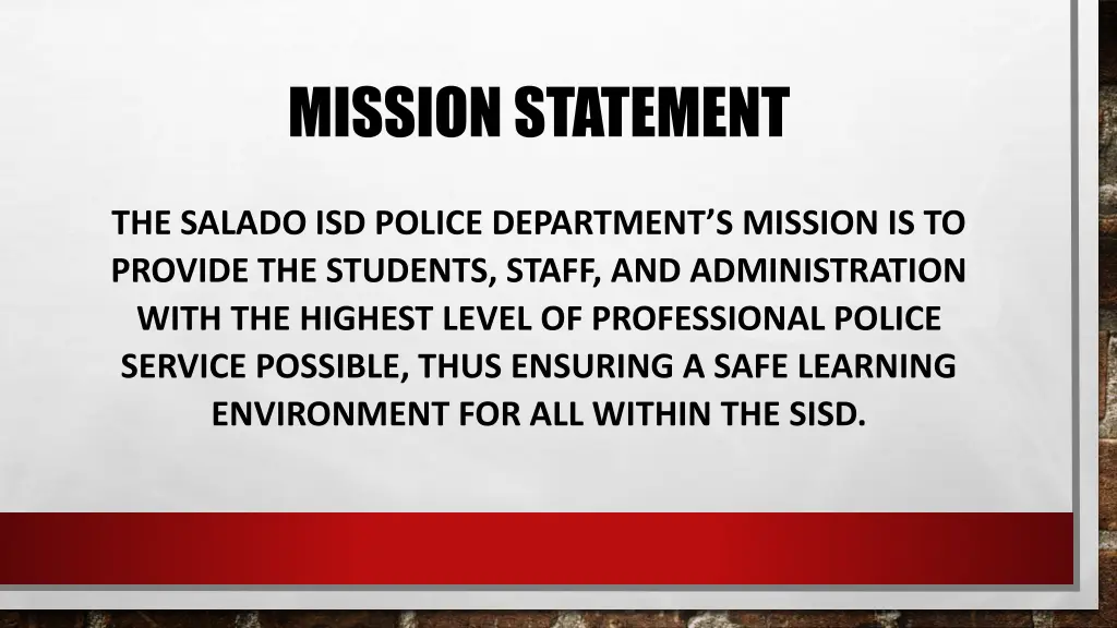 mission statement
