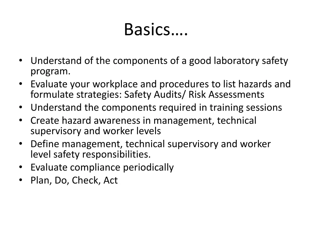 basics