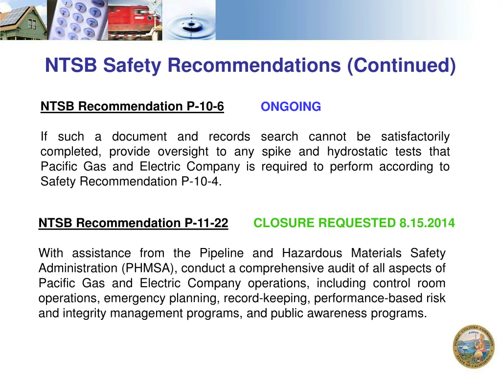 ntsb safety recommendations continued 1