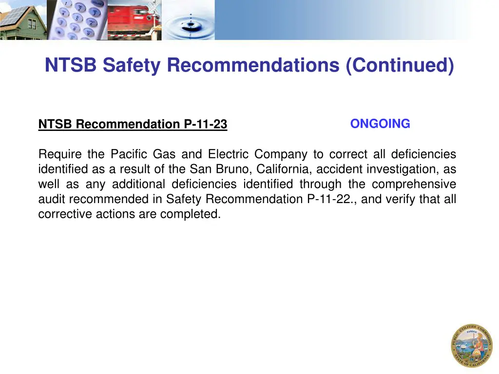 ntsb safety recommendations continued 2